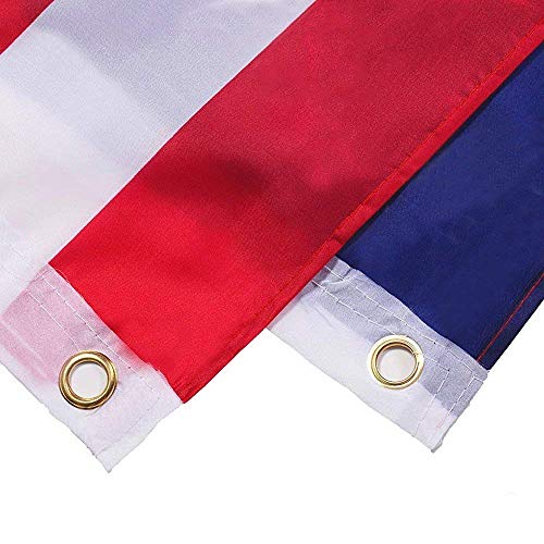 G128 Bandera de Reino Unido Reino Unido Bandera británica de Union Jack de la Bandera de Gran bretaña British National Flag 3x5ft Impreso Calidad poliéster latón Ojales Doble Costura