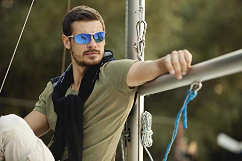 Gafas de Sol High-Quality Sunglasses Metal Sport Hombre. Polarizadas Protección Total UV400. Visión Nítida Sin Reflejos. Contrastes Superiores y Colores Naturales. Verde Mar