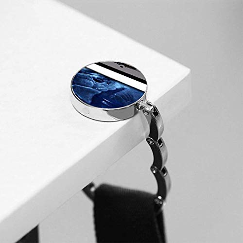 Gancho Plegable del Monedero de la Percha del Bolso, pitón Serpiente de Cascabel