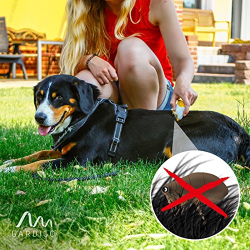 Gardigo 70497 - Peine Eléctrico para Garrapatas Pulgas/Anti-piojos para Perros Gatos Mascotas