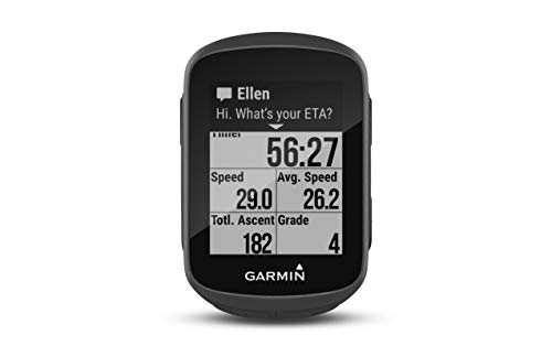 Garmin Edge 130 - Ciclocomputador con GPS (Pantalla de 1.8", autonomía de 15 h) Color Negro, Adultos Unisex, Talla Única