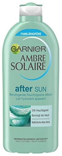 Garnier Ambre Solaire After Sun/beruhig Extremo Humedad de leche con natural Aloe Vera (24h Humedad – y dermatológicamente Probado) 1er Pack – 400 ml