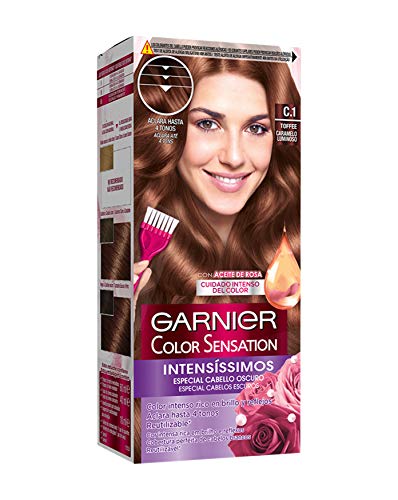Garnier Color Sensation coloración permanente e intensa reutilizable con bol y pincel - C1 Toffee