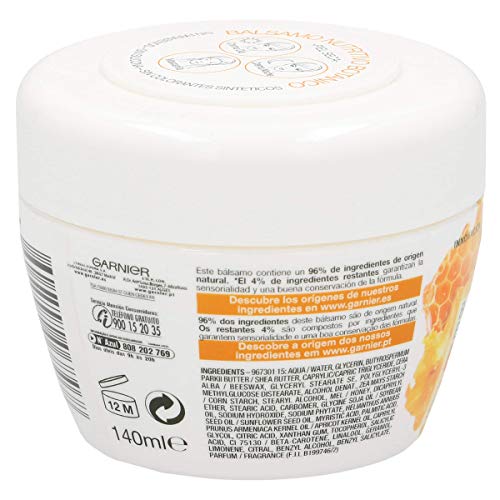 GARNIER Skin active bálsamo nutritivo botánico 3 en 1 con miel de flores 150 ml