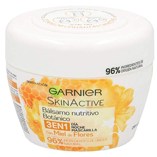 GARNIER Skin active bálsamo nutritivo botánico 3 en 1 con miel de flores 150 ml