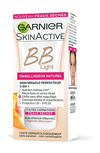 Garnier – Skinactive – BB Crema de belleza 5 en 1 Especial Light para Piel seca Natural 50 ml