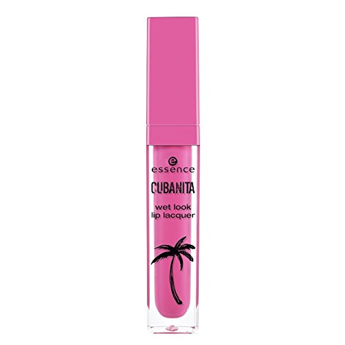 Gasolina Cubanita Wet Look Lip Lacquer Pintalabios líquido para un acabado ultra brillante, N ° 02 Hola guapa, 6 ml, 0.20 fl. oz.