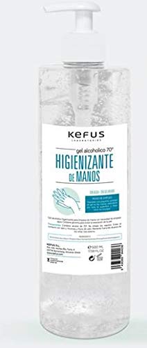 GEL ALCOHOLICO HIGIENIZANTE DE MANOS KEFUS 1000 ML