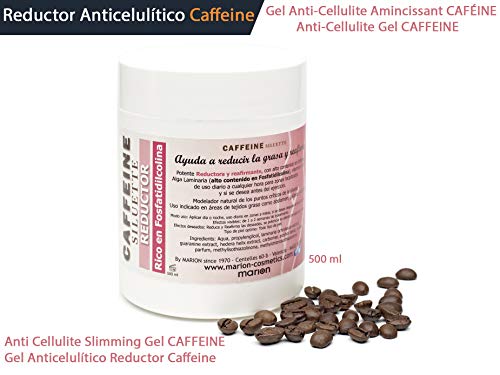 Gel Anticelulítico Reductor Caffeine xxl - 500ml . Reafirmante con Alto Contenido en Cafeína, Alga Laminaria (Fosfatidilcolina), Vitamina A y E. OFERTA FINAL AGOSTO