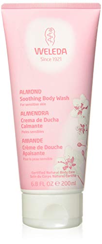 Gel de ducha WELEDA con almendras para pieles sensibles y delicadas, cuidado suave y limpieza para una sensación de piel suave (1 x 200 ml)