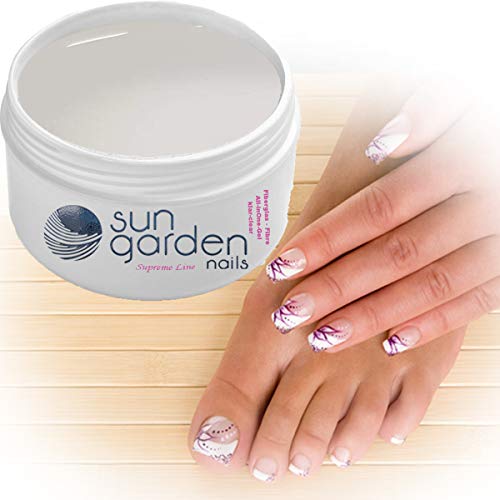 Gel de fibra de vidrio UV TODO EN UNO CLARO 30 ml Línea Suprema - gel de acabado gel de gel de gel adhesivo