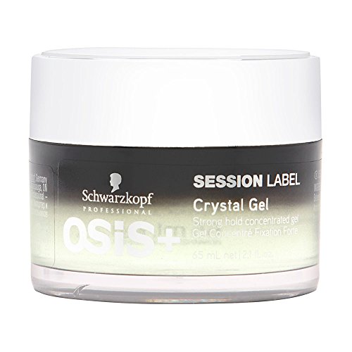 Gel de la marca Schwarzkopf OSIS, modelo Session Label Crystal Gel, 1 unidad de 65 ml