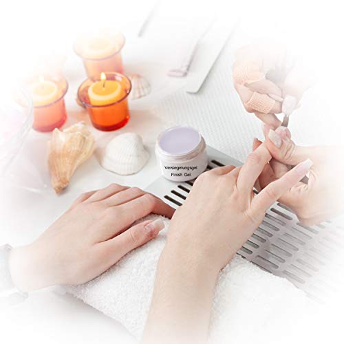 Gel de sellado UV Classic Line Clear 30ml - acabado gel UV con protección amarillenta - capa superior - modelado de uñas