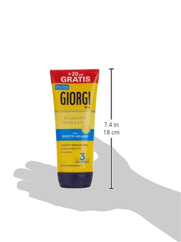 Gel Giorgi Wet -  Gel de Pelo, Efecto mojado, 165 ml