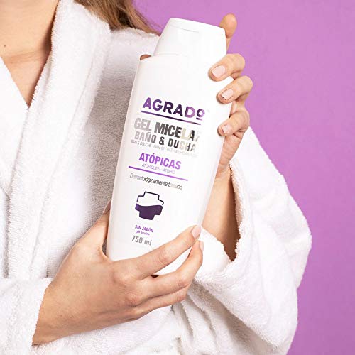 Gel piel atópica Gel Micelar de Baño y Ducha Pieles Atópicas Sin Jabón 750 ml Agrado