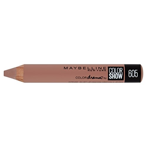 GEMEY MAYBELLINE Por ColorShow drama Lápiz de color Lápiz labial rojo 605 Caramel Lat