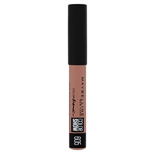 GEMEY MAYBELLINE Por ColorShow drama Lápiz de color Lápiz labial rojo 605 Caramel Lat