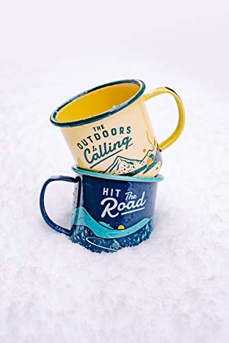 Gentlemen's Hardware GEN321 - Taza esmaltada, color amarillo