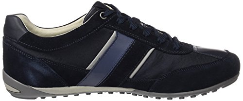 Geox U Wells C, Zapatillas para Hombre, Azul (Dark Navy), 41 EU