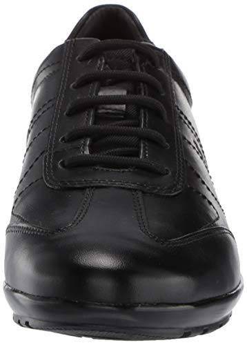 Geox UOMO Symbol B, Zapatos de Cordones para Hombre, Negro, 41 EU