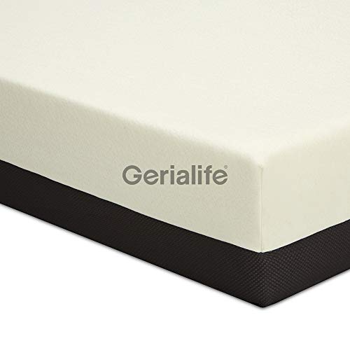 Gerialife® Cama articulada con colchón ortopédico viscoelástico 20 cm. (105x190, Gris Grafito)