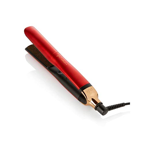 ghd Platinum+ Deep Scarlet - Plancha de pelo profesional con tecnología predictiva ultra-zone, color rojo