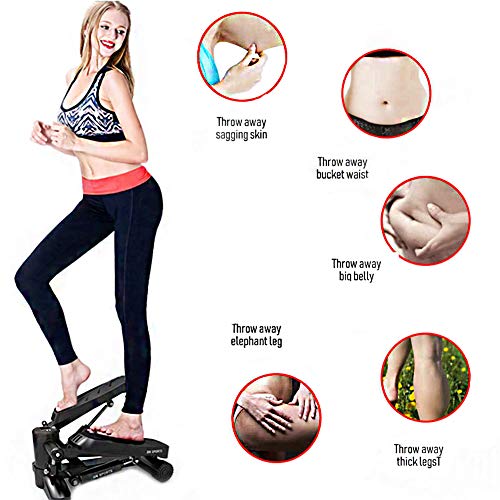 GHH Stepper Up-Down Steps De Aerobic para Fitness Interior Stepper para Entrenamiento Y Ejercicio En Casa Apto para Cualquier Escritorio