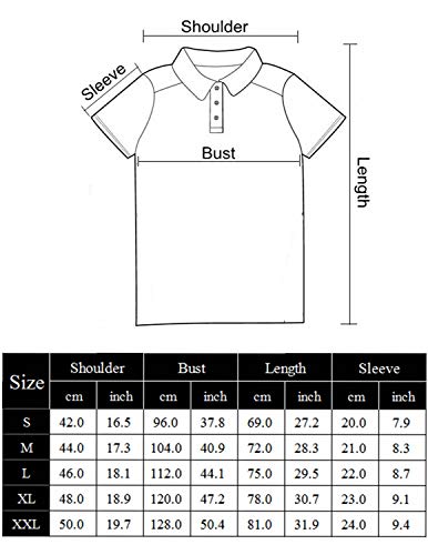 GHYUGR Hombre Polos Manga Corta con Bolsillo Real Elegante Colores de Contraste Camisa Golf Verano Tops Trabajo Camisetas (XL, Amarillo)