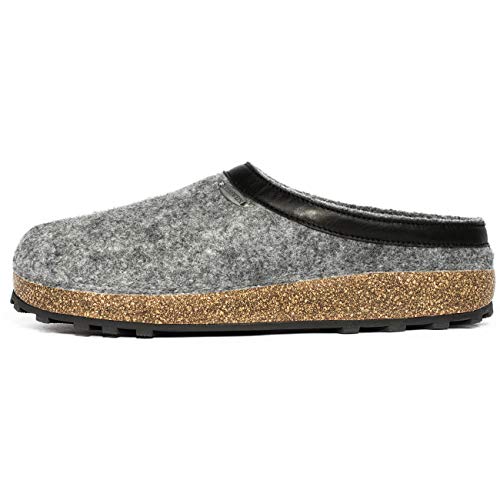 Giesswein Chiemsee, Zuecos Unisex Adulto, Gris (Schiefer), 45 EU