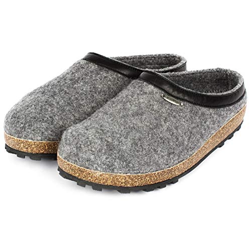 Giesswein Chiemsee, Zuecos Unisex Adulto, Gris (Schiefer), 45 EU