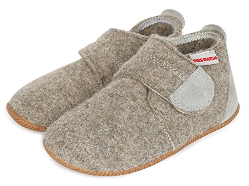 Giesswein Oberstaufen, Zapatillas de Estar por casa para Niñas, Gris (Schiefer), 30 EU