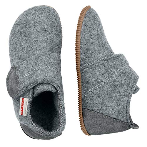 Giesswein Oberstaufen, Zapatillas de Estar por casa para Niñas, Gris (Schiefer), 30 EU