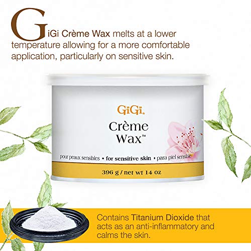 Gigi - Cera depilatoria en crema para pieles sensibles (396 g)