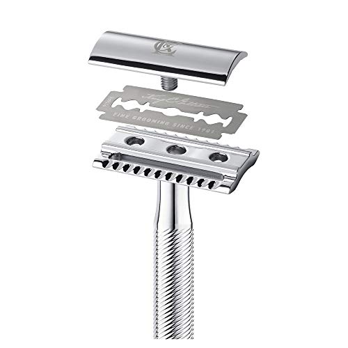 Gillette King C - Cuchillas de recambio para afeitadora de seguridad, paquete de 10 unidades