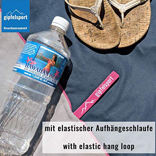 gipfelsport Toalla de Microfibra Azul Marino 1x XL(180x80cm)