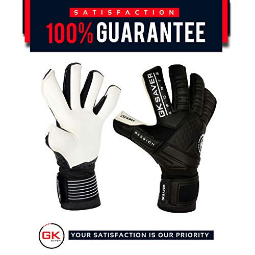 GK Saver Passion PS10 Wet & Dry Guantes de Portero, SÍ Fingersave NO Personalización, 10