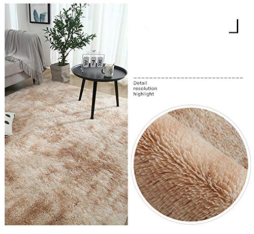 GLITZFAS Shaggy alfombras de Pelo Largo alfombras Salon alfombras de habitacion moquetas Sala de Estar para Habitación (Rosa púrpura,160 * 200cm)