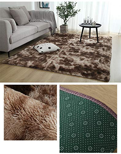 GLITZFAS Shaggy alfombras de Pelo Largo alfombras Salon alfombras de habitacion moquetas Sala de Estar para Habitación (Rosa púrpura,160 * 200cm)