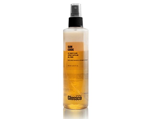 Glossco, Spray Ligero Con Filtro Solar  (Capilar UV)   240 ML