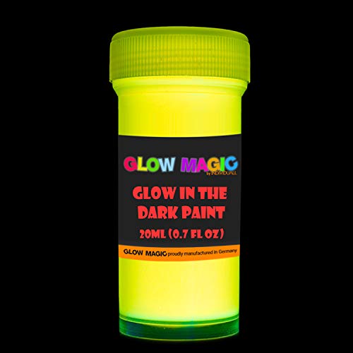 Glow in the Dark - Juego de pinturas acrílicas fluorescentes fosforescentes luminosas para Halloween