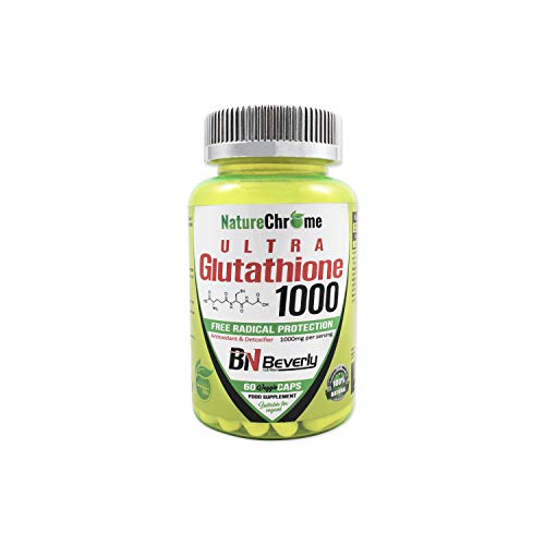 Glutathione 1000Mg. Glutatión, también conocido como el antioxidante maestro. Desacelera el proceso de envejecimiento. Ideal para desintoxicación del hígado. Cada bote contiene 60 cápsulas.
