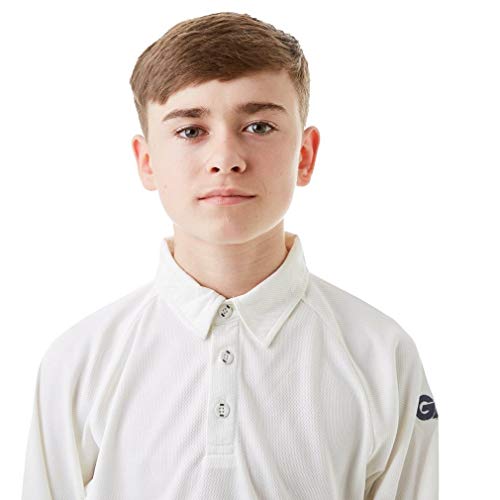 GM Men 's Premier Club Camisa de Manga Larga para Hombre, Hombre, Color Crema, tamaño XL