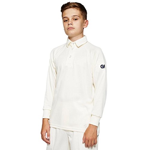 GM Men 's Premier Club Camisa de Manga Larga para Hombre, Hombre, Color Crema, tamaño XL