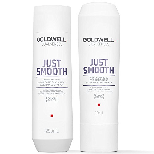 Goldwell - Dualsenses- Champú y acondicionador disciplinante Just Smooth (250 ml y 200 ml)
