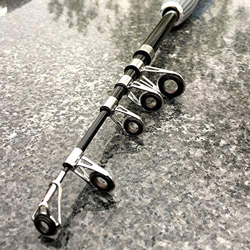 good-girl Fishing rod 1.2M 1.4M Spinning Duro telescópica caña de Pescar para River Hielo del Lago de Pesca, Rojo, 1,4M