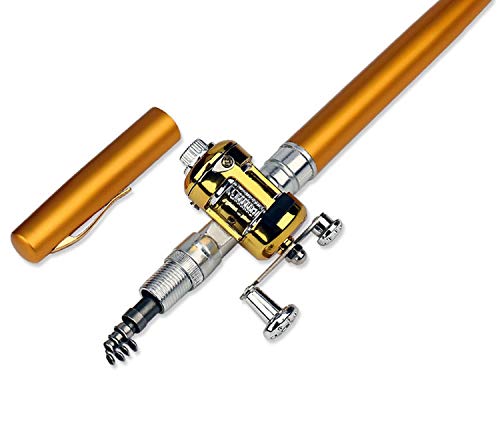 good-girl Fishing rod Cañas de Pescar Carretes de Pesca 1pcs Elija Combo Pluma Polo señuelos Duros, Rojo