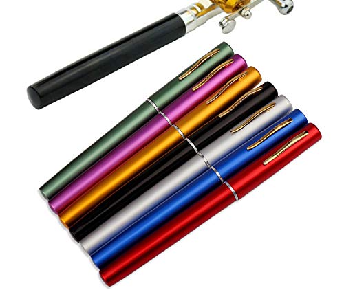 good-girl Fishing rod Cañas de Pescar Carretes de Pesca 1pcs Elija Combo Pluma Polo señuelos Duros, Rojo