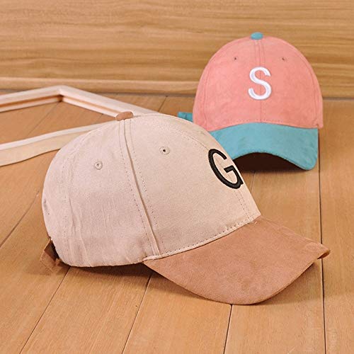 Gorra de Beisbol Snapback Nuevo Algodón De Invierno Deer Velvet Macarons Color Block Gorra De Béisbol Bordado Letras Doblado Hip Hop Gorras Hombres Mujeres Pareja Sombrer