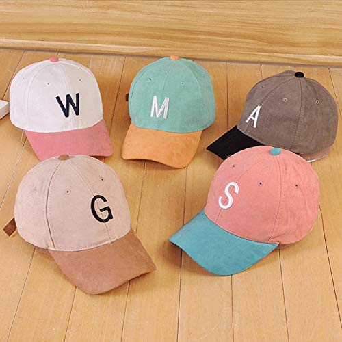 Gorra de Beisbol Snapback Nuevo Algodón De Invierno Deer Velvet Macarons Color Block Gorra De Béisbol Bordado Letras Doblado Hip Hop Gorras Hombres Mujeres Pareja Sombrer