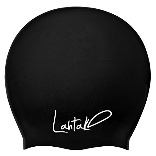Gorro de Natación Extra Grande XL - Gorro de Ducha - Diseñado para Cabellos Largos, Rizados, Extensiones Capilares, Rastas, Trenzas y Afros - Hombre y Mujer - 100% Silicona Premium